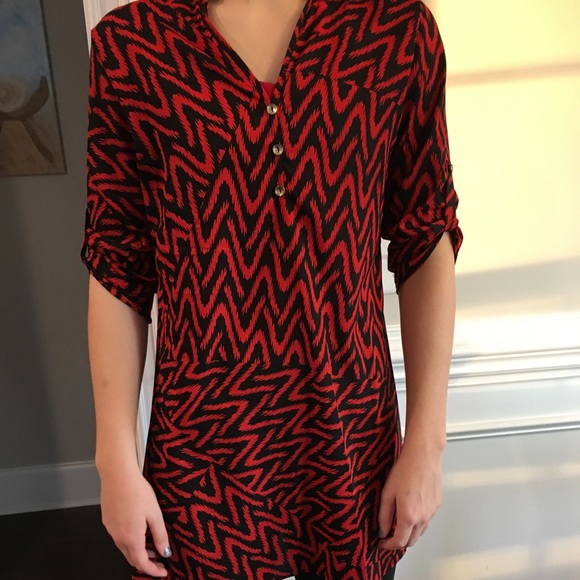 Red/black dress - Picture 4 of 5